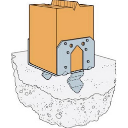 Simpson Strong-Tie Simpson Strong Tie PB66-WEST 6 x 6 Post Base 849606